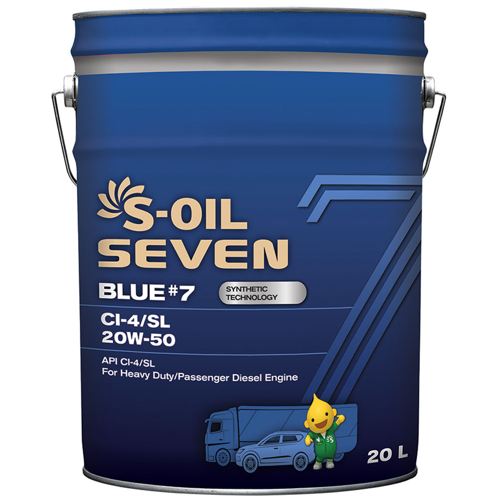 S-OIL SEVEN BLUE#7 CI-4/SL 20W-50