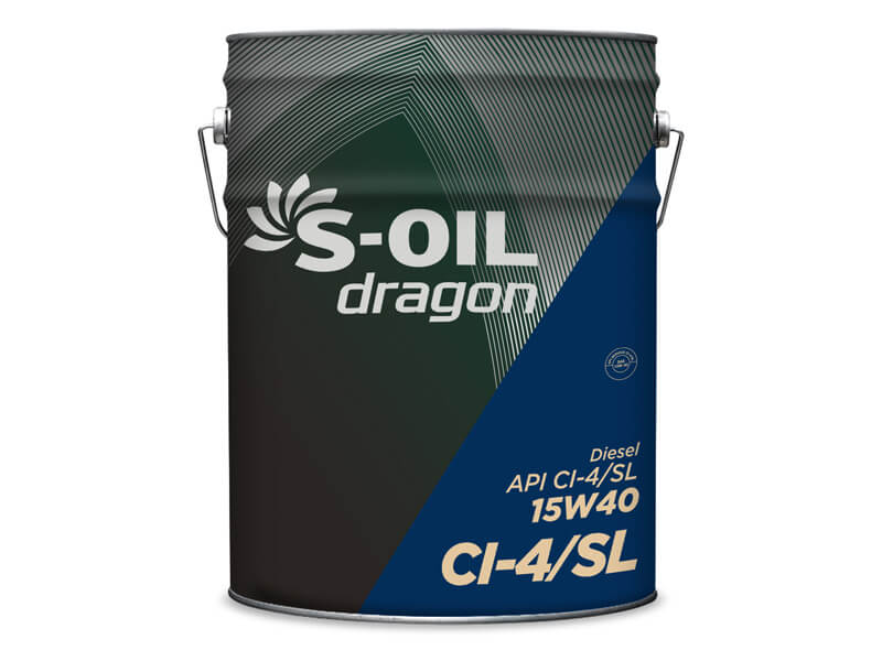 S-OIL dragon 15W-40 API CI-4/SL